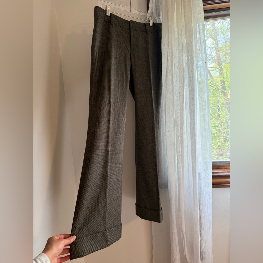 Banana Republic Gray Wide-Leg Trousers - Picture 2 of 6